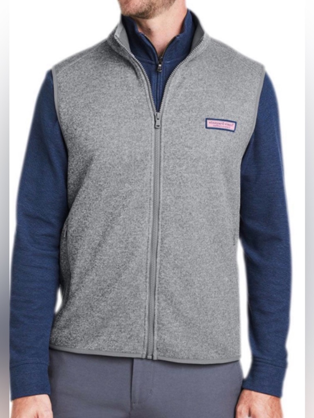 VINEYARD VINES men’s size XL Mountain sweater fleece vest